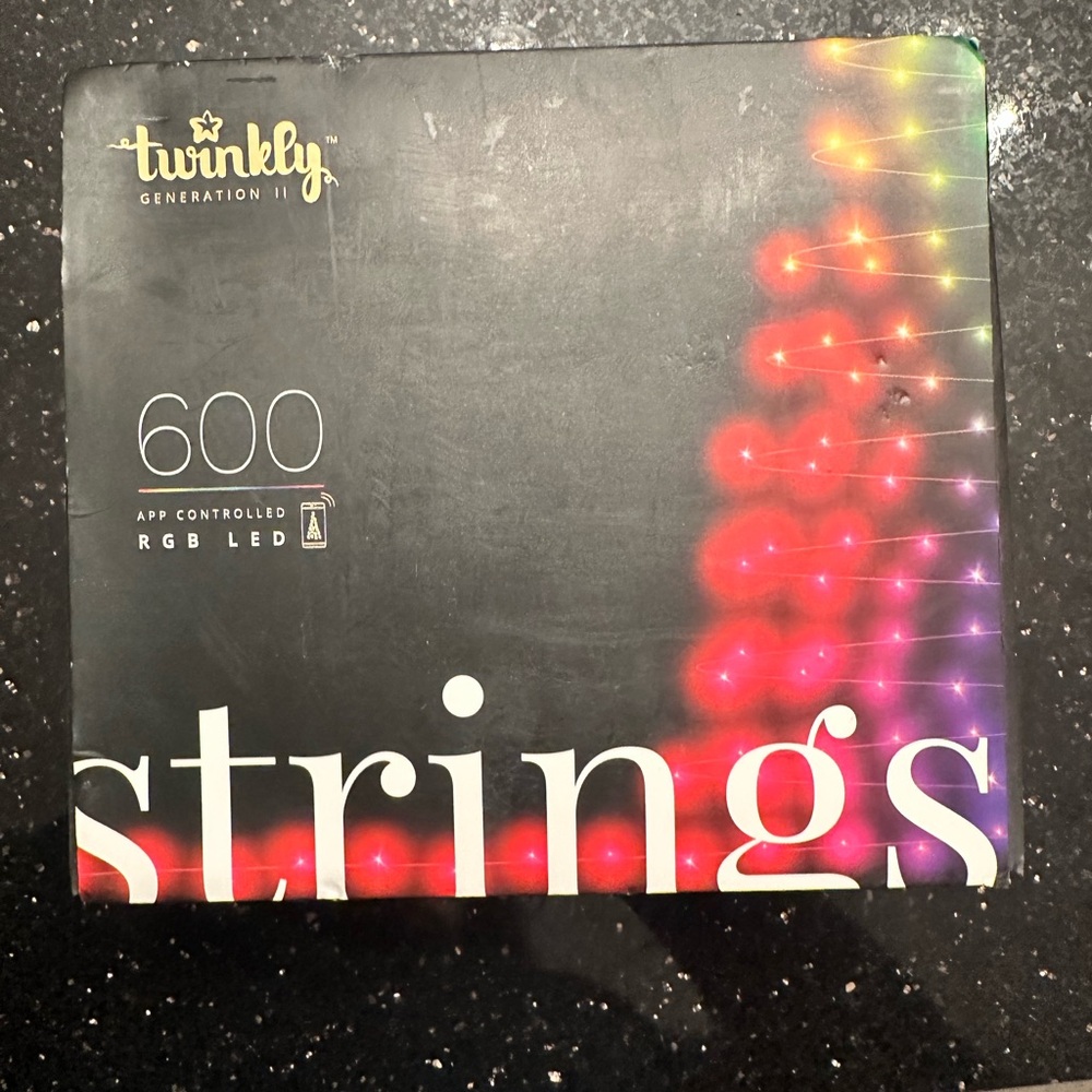 Twinkly Generation II 600 LED RGB App-Controlled Strings light set